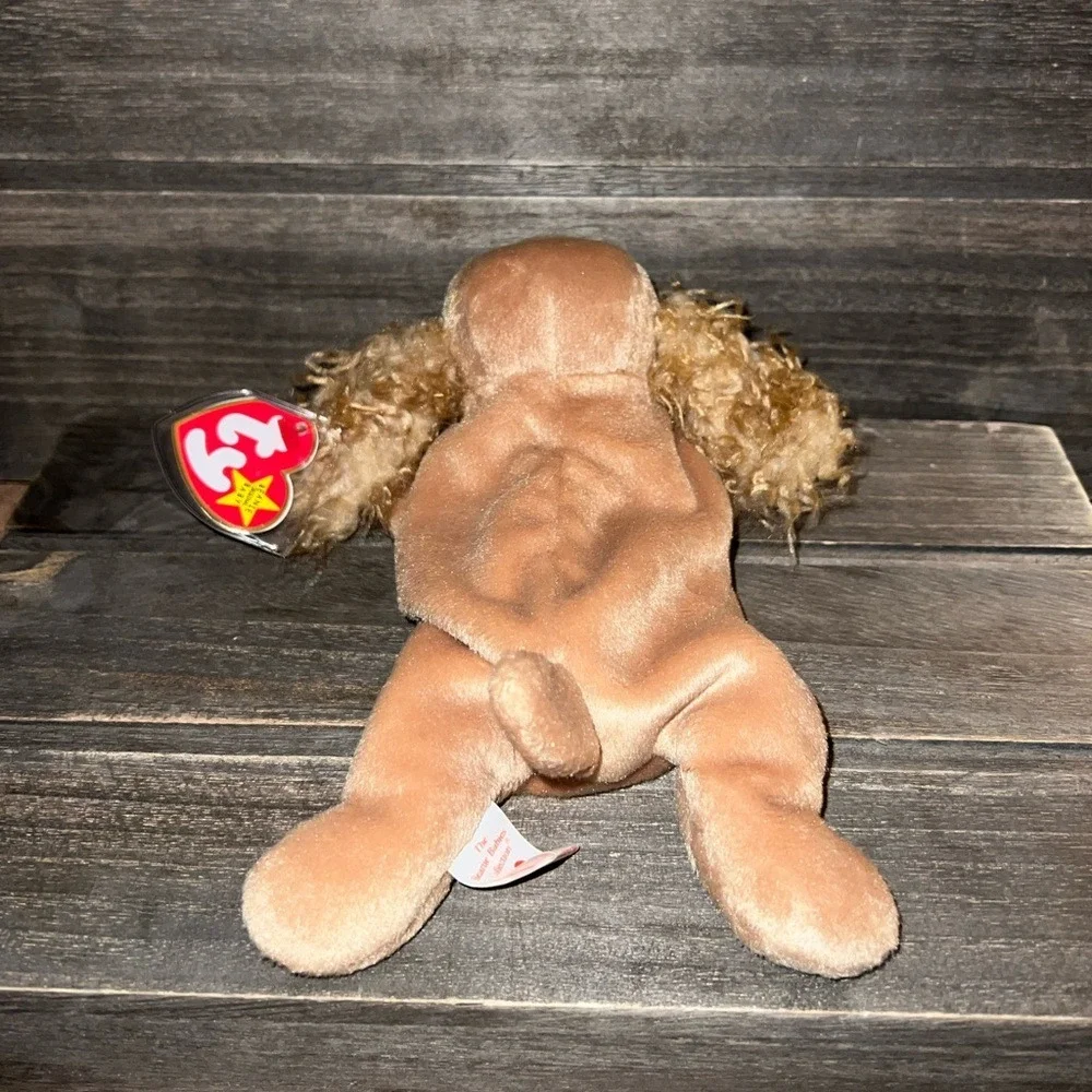 Ty Beanie Baby Spunky the Cocker Spaniel‎ w/ tag errors